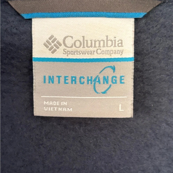 Men’s Columbia Interchange Winter jacket Ski Coat removable fleece lining - Picture 8 of 15